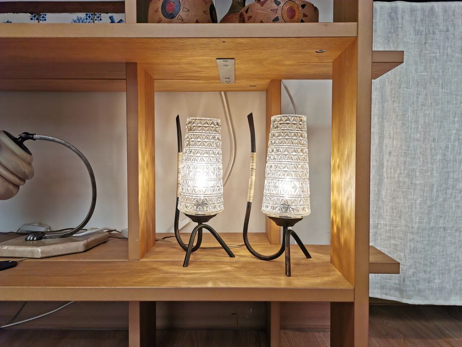 Candeeiros mesa vintage