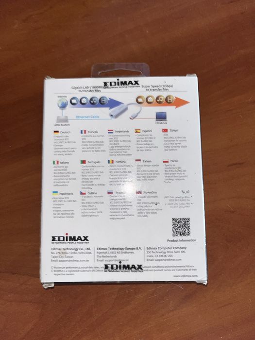 USB3.0 Gigabit Ethernet адаптер EU-4306