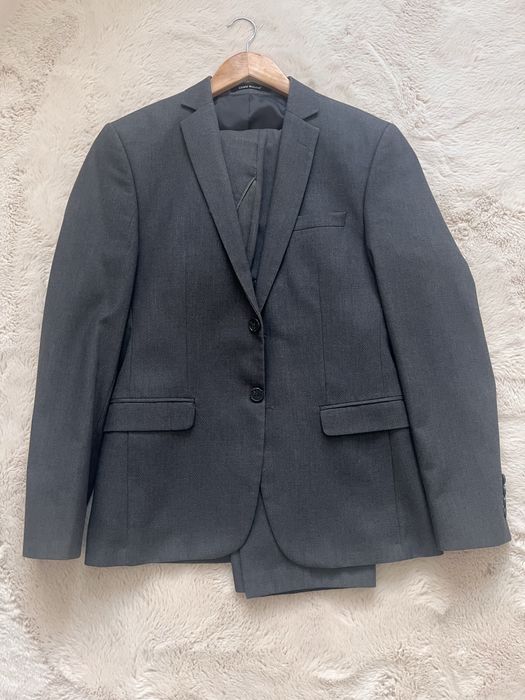 Костюм двійка, графітовий.