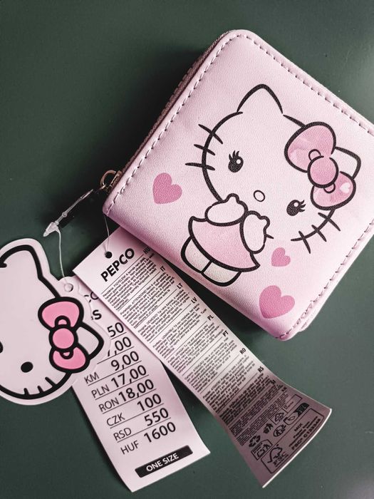 NOWY Mały portfel Hello Kitty Pepco Kids