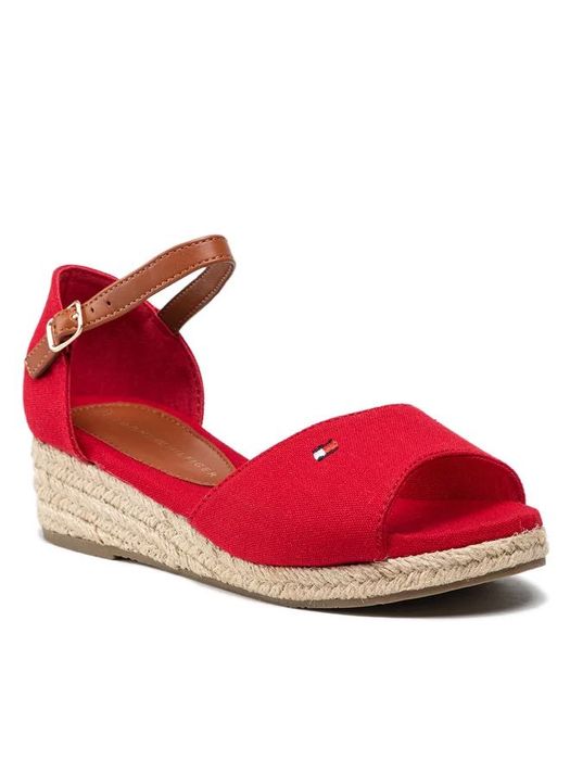 Tommy Hilfiger Espadryle na koturnie Rope Wedge Sandal rozmiar 33