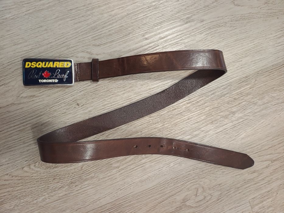 Pasek skórzany z klamrą  Dsquared2