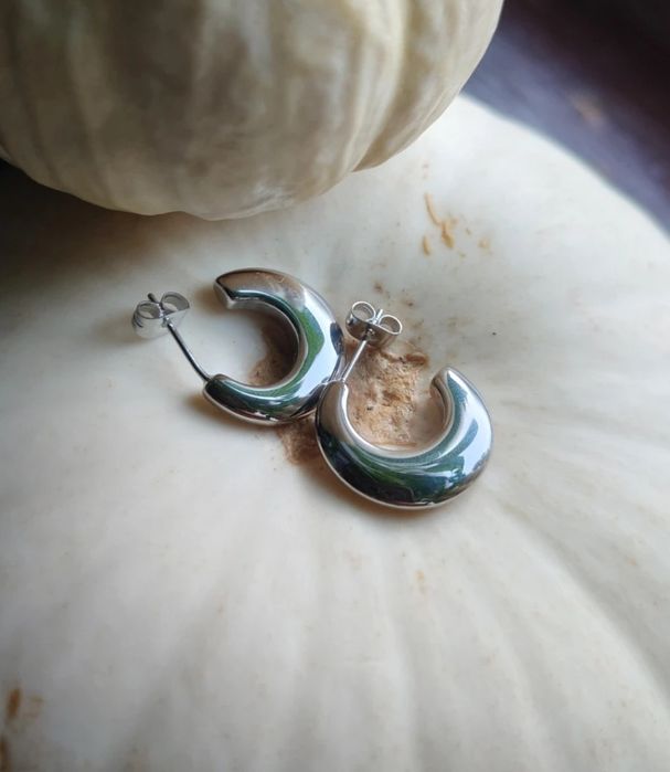 Kolczyki dmuchane stal szlachetna By Dziubeka