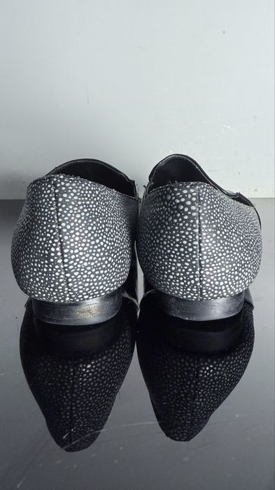 London Rebel | Czarne mokasyny loafers damskie 37 (23–23,5 cm)