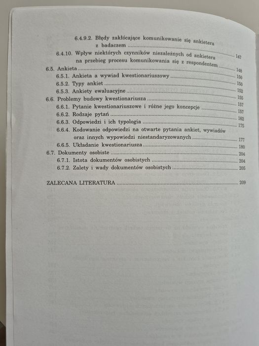 Metody i techniki badań socjologicznych