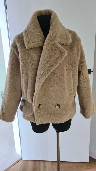 Futro miś teddy Max Mara baranek