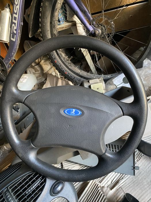 Электроуилитель руля с рулевым колесом в сборе Лада Калина