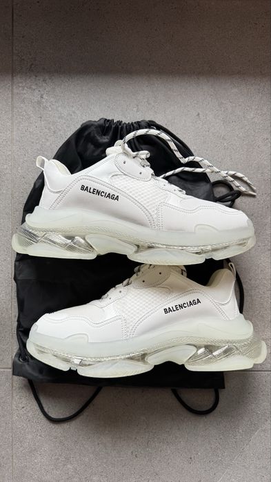 Buty white balenciaga roz 46