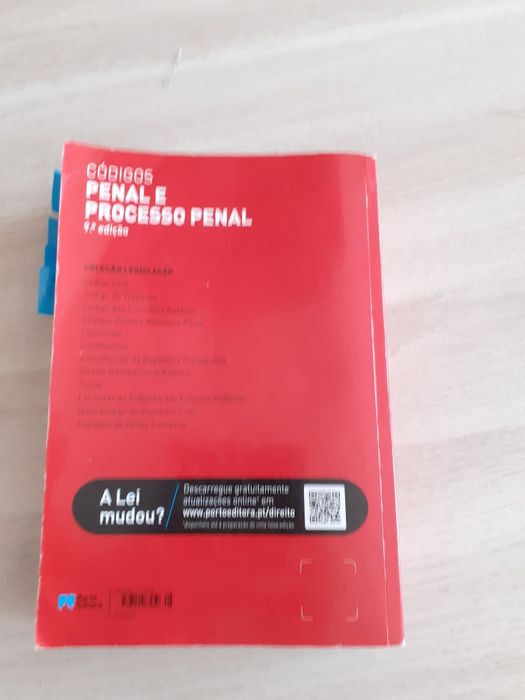 Livro Código Penal e Processo Penal