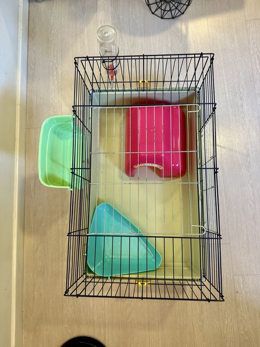 Gaiola de coelho + acessórios