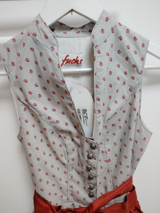 Nowa z metką sukienka bawarska drindl Fuchs Trachtenmoden rozmiar 34