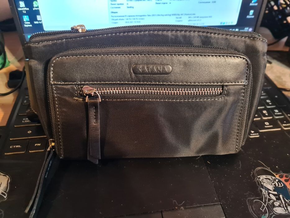 Барсетка натуральна шкіра