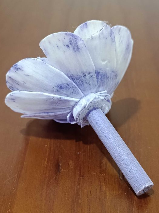 Difusor de Aromas - Flor de Papel em Vaso de Vidro