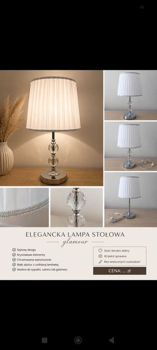 Lampka nocna Glamour