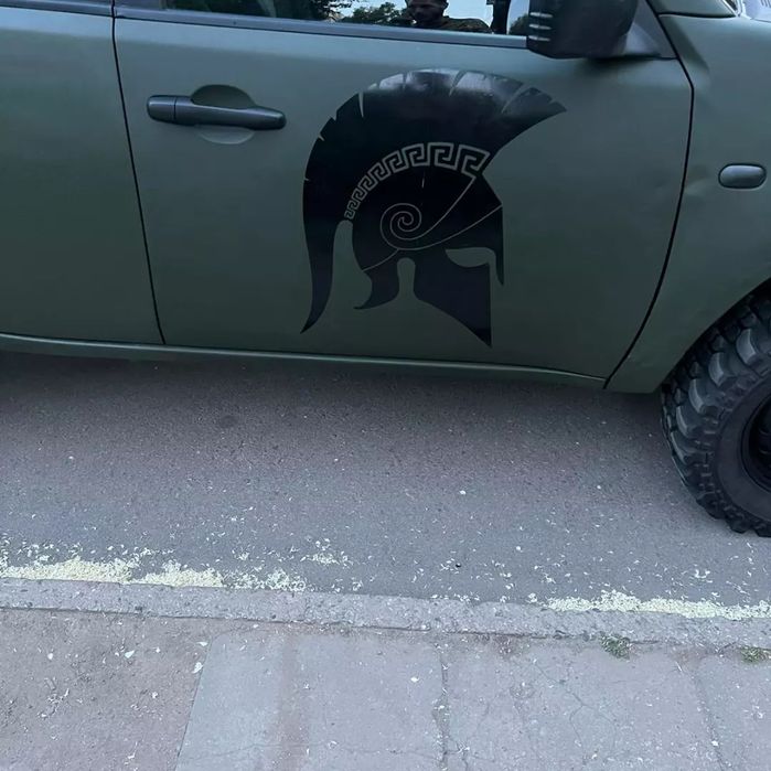 Вінілові наліпки (наклейки) на авто, для ЗСУ, патріотичні, комерційні