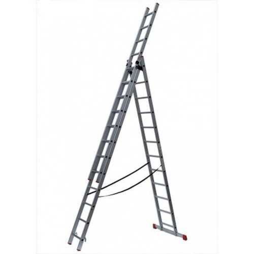 Драбина алюмінієва розсувна ОЛІМП 3х12 7,6м Лестница алюминиева