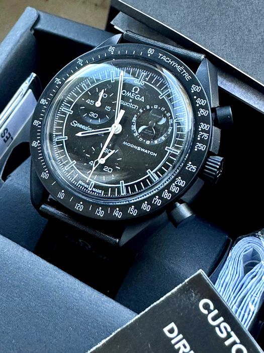 Omega x Swatch MoonSwatch Mission to the Moonphase New Moon czarny, komplet