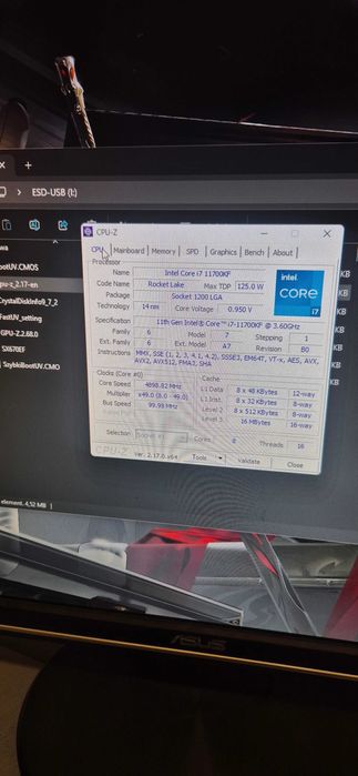Komp z i7 11700KF, RTX 3070, 32GB RAM, 1,5 TB SSD (M.2)