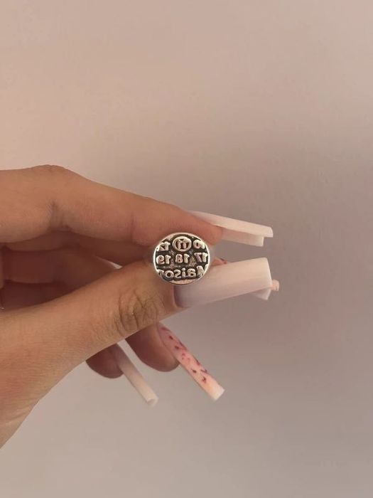 Vintage Maison Margiela Sygnet Pierścionek Numbers Logo Ring