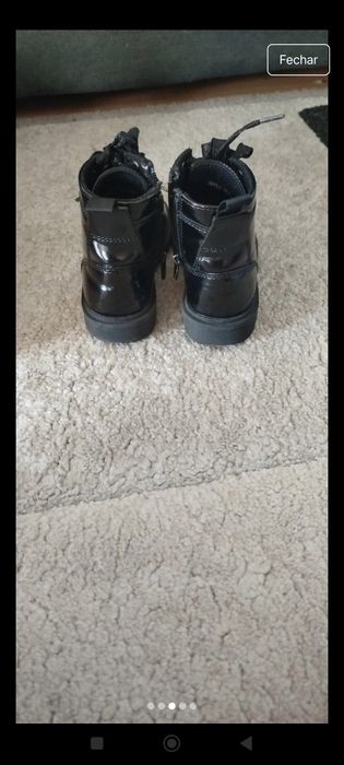 Botas pretas menina 26