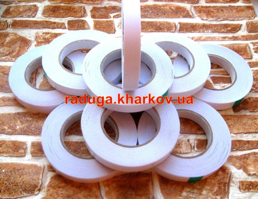 Скотч двухсторонний прозрачный,термостойкий 19мм Х 50м,Франция