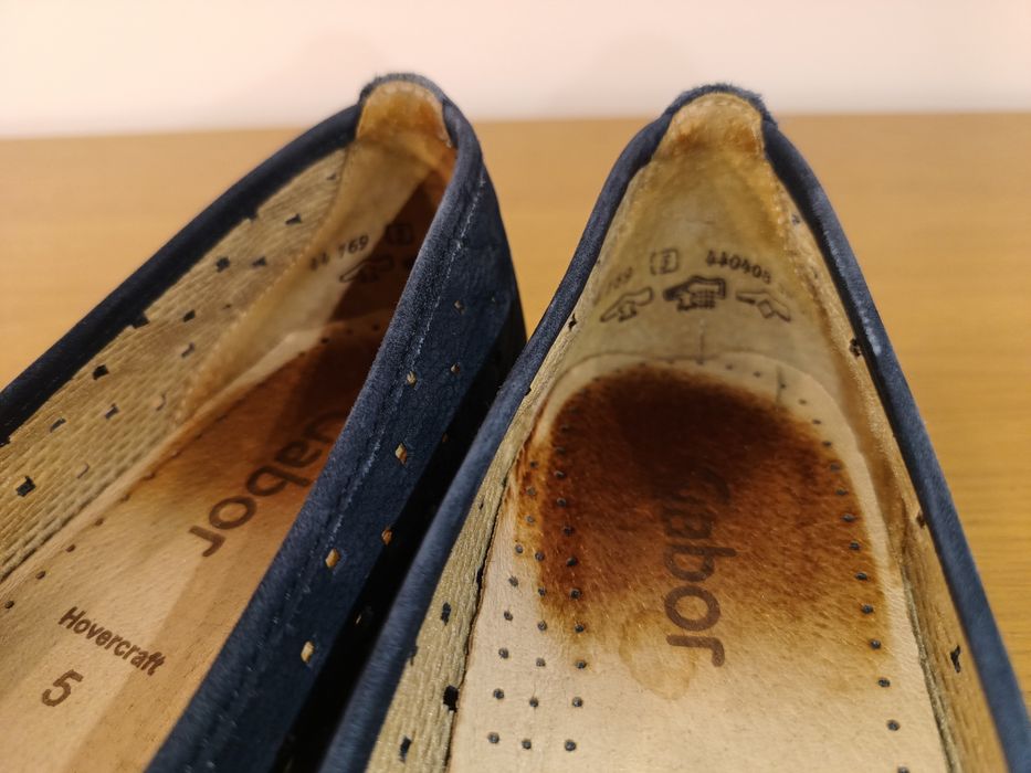 Buty damskie Gabor Ruffle baleriny półbuty wciągane wentylowane r. 38
