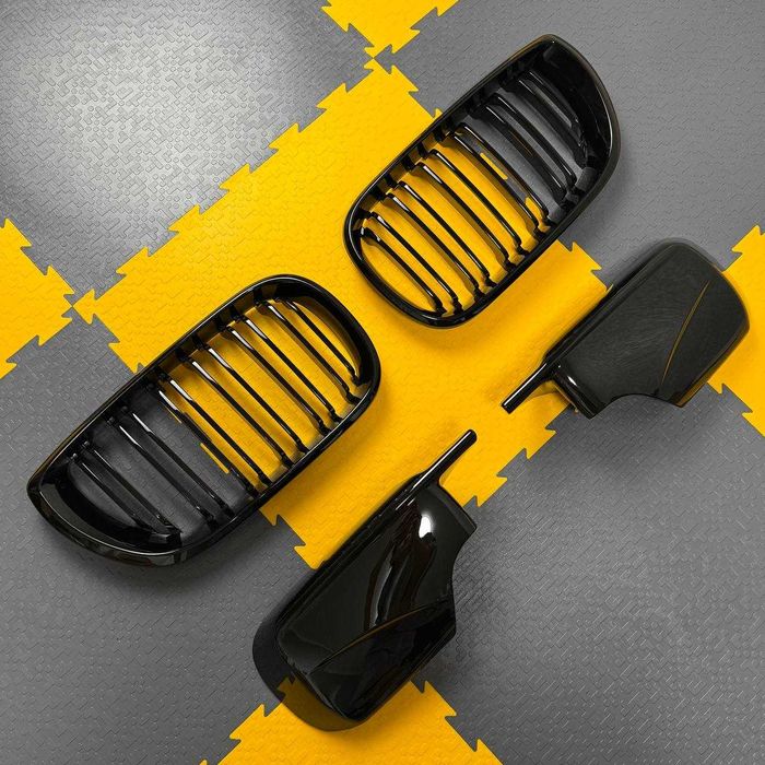 Набор BMW E39 E46 Решетка радиатора, накладки на зеркала M Performance