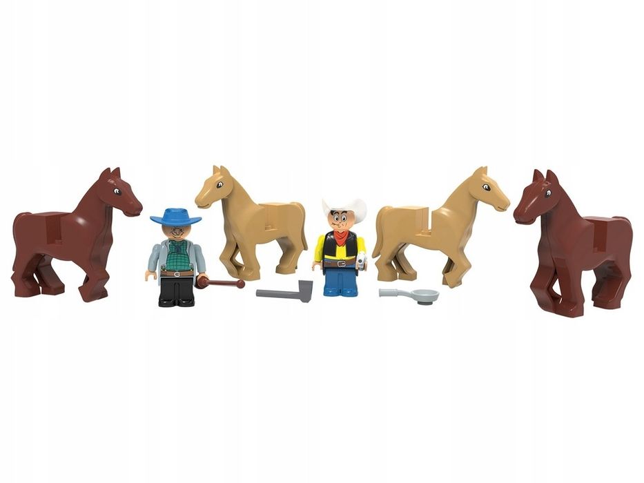 Zestaw konstrukcyjny klocki Playtive LUCKY LUKE 239 ELEMENTOW