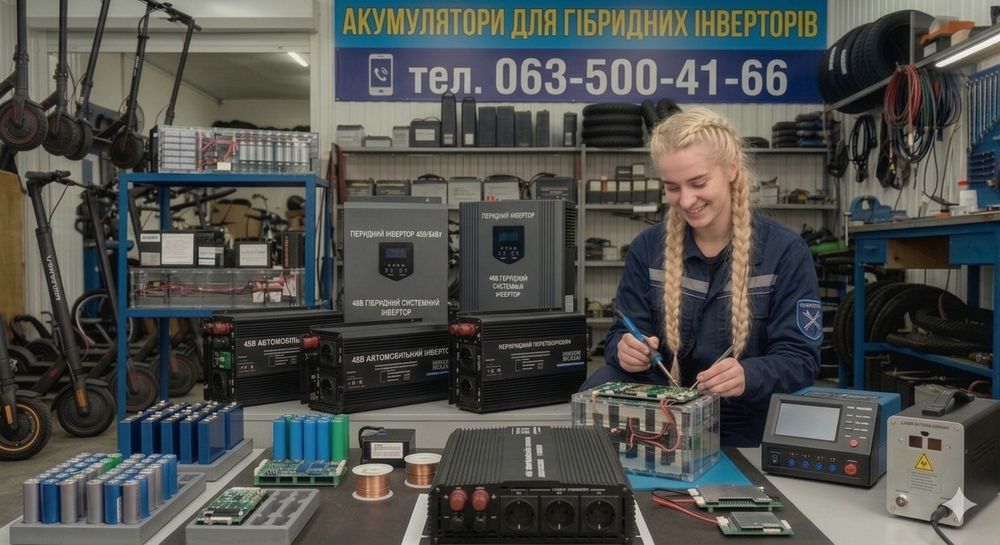 Інвертор +акб 24в 6,4квт