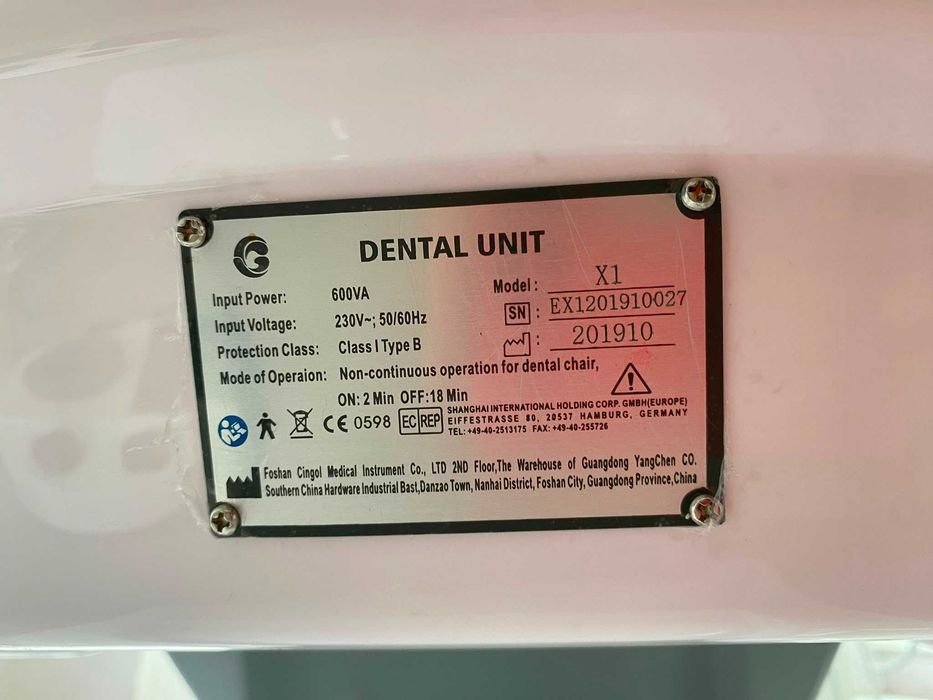 Cadeira Dentária Cingol