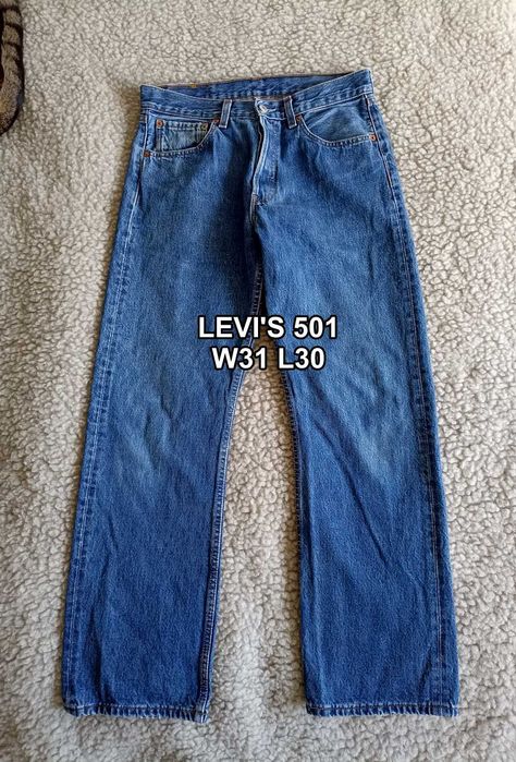 Jeansy Levi's 501 męskie niebieskie