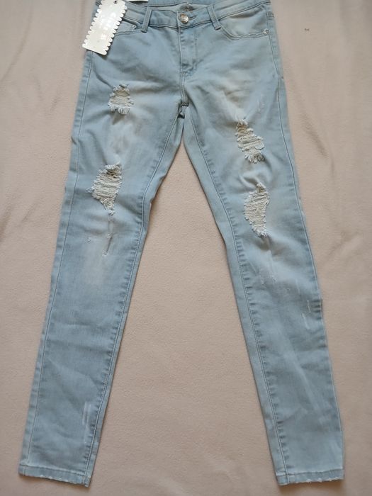 Голубі джинси скіні