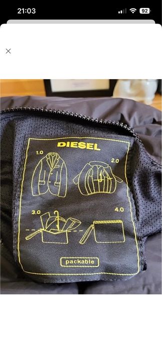 Diesel микропуховик ветровка — zdjęcie 4