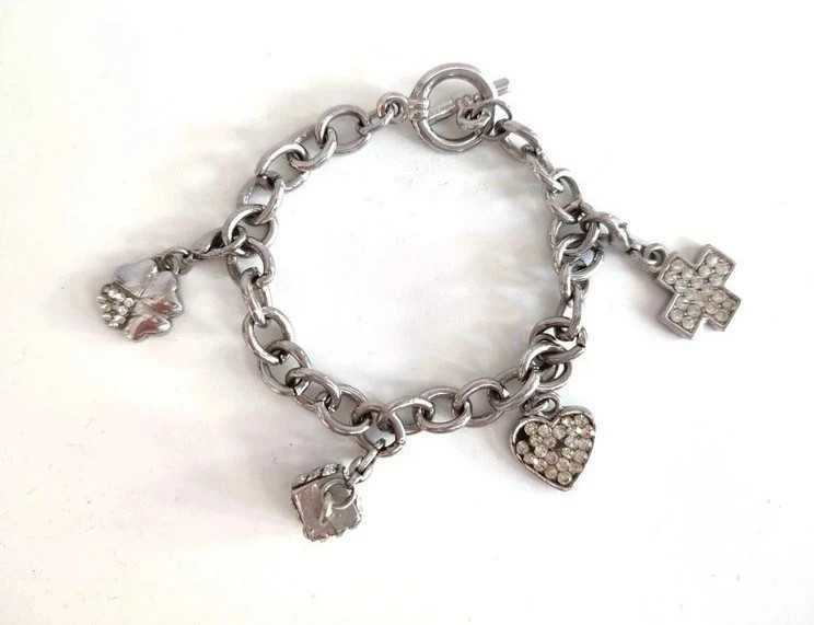 Bransoletka białe złoto