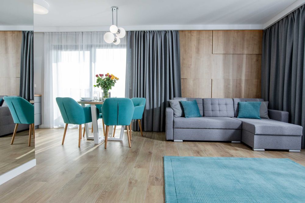 Apartament TURKUSOWY Gardenia Dziwnów z widokiem na morze 20m od plaży