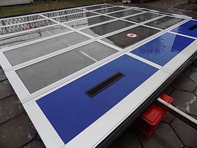Brama garażowa segmentowa panelowa 383x358cm