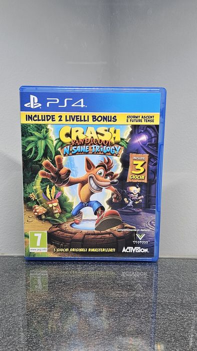 Crash Bandicoot N Sane Trilogy Insane Trilogia PS4 PlayStation 4