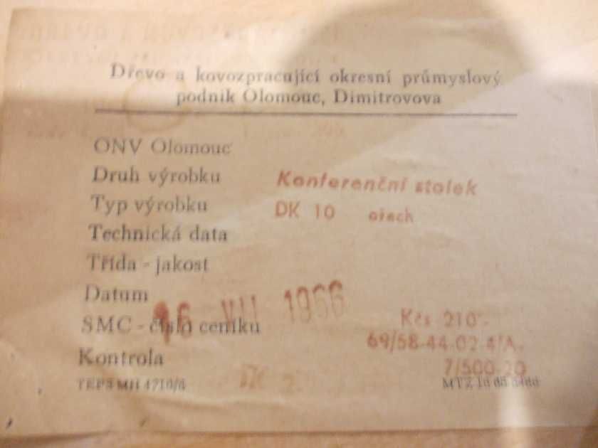 Stolik kawowy ČESKÝ NÁBYTEK, Czechosłowacja '60 Design, PRL, RETRO