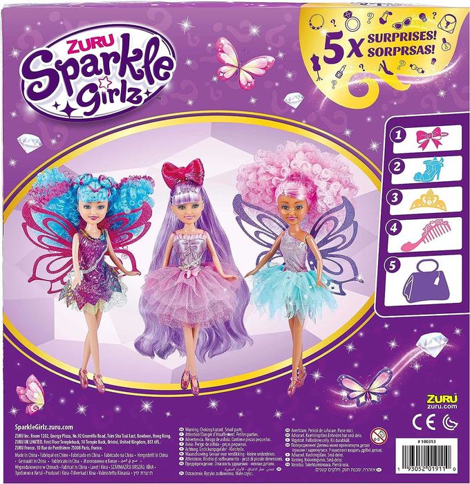 Фея веселка для створення зачісок. Sparkle Girlz Dreams Rainbow ZURU