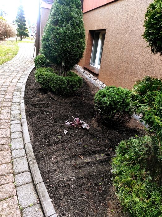 Ziemia ogrodowa humus torf transport spulchniana