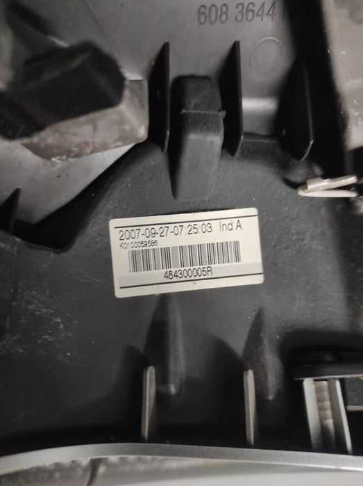 RENAULT Laguna III, OE: 48430.0005R, Kierownica skórzana