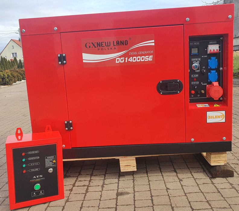 Agregat prądotwórczy Diesel Polska 10 kw 225kg  Silent
