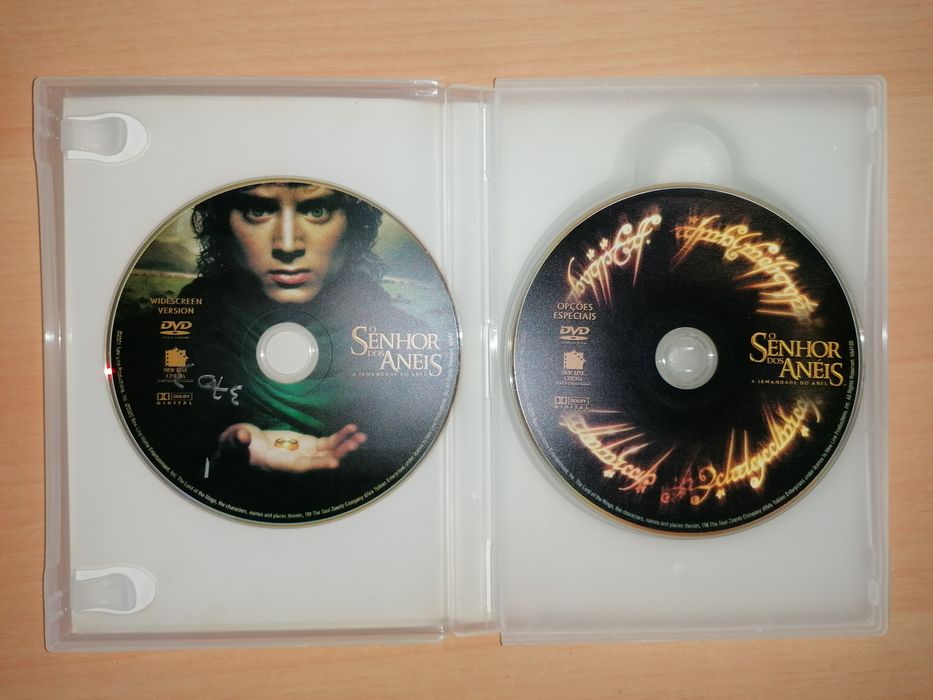 DVD Edição Especial "LOTR e a Irmandade do Anel (Optimo Estado)