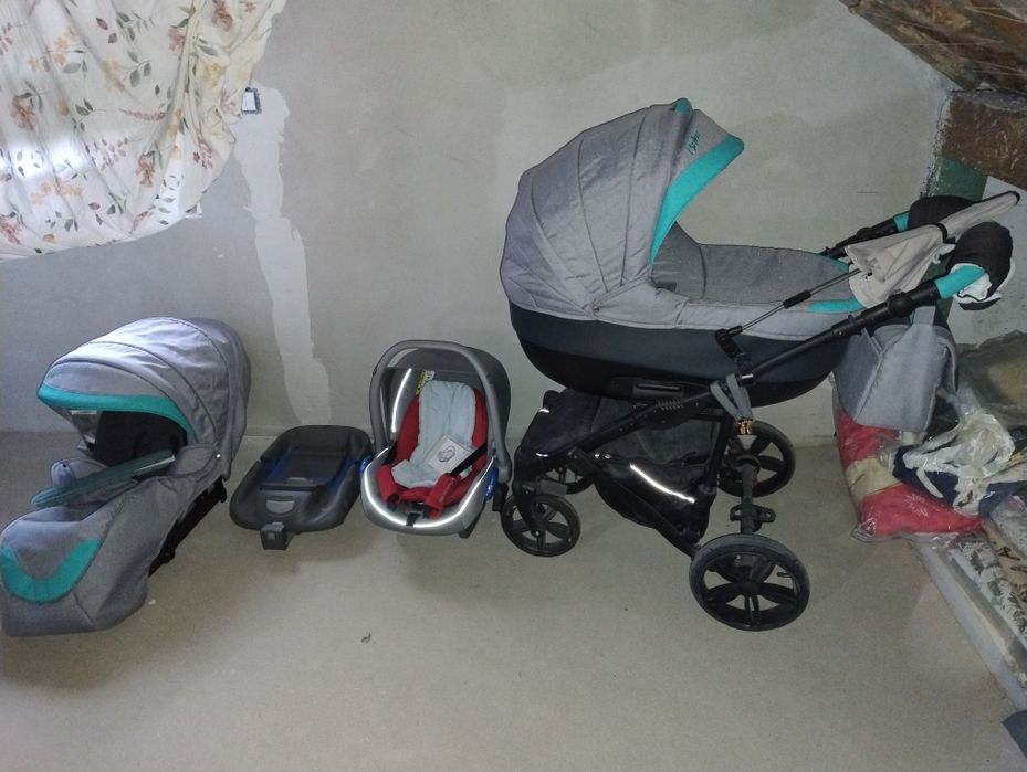 Wózek 3 w 1 Camarelo Baleo