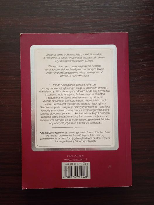 Wino Śliwkowe - Angela Davis-Gardner