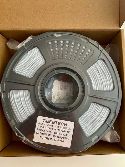 Filamento PLA Mármore GEEETECH 1.75mm 1kg | Bambu Creality Prusa