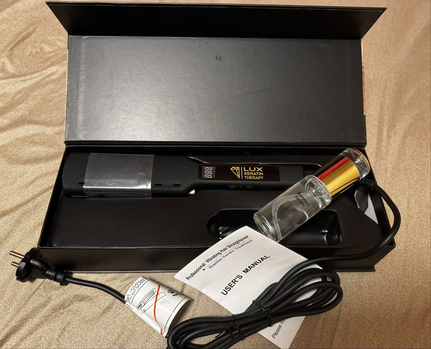 Lux keratin випрямляч для волосся nano-titanium 249 с + термозахисна о