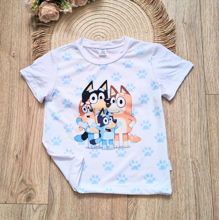 Biała bluzeczka unisex z Blue