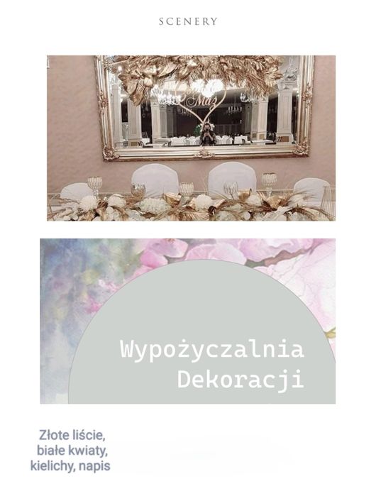 Wypożyczenie dekoracji