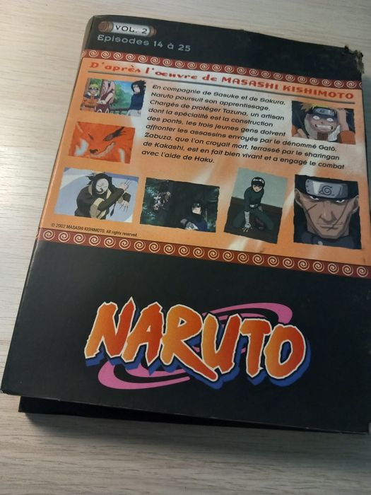 Lote de 3 dvd Naruto.